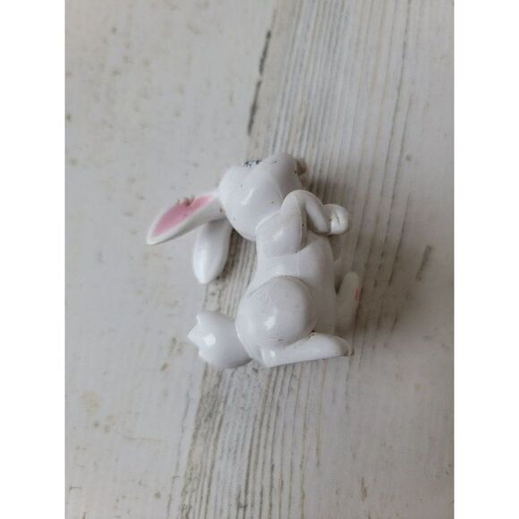 White rabbit AS IS bunny pet accessory toy figure - Picture 6 of 6